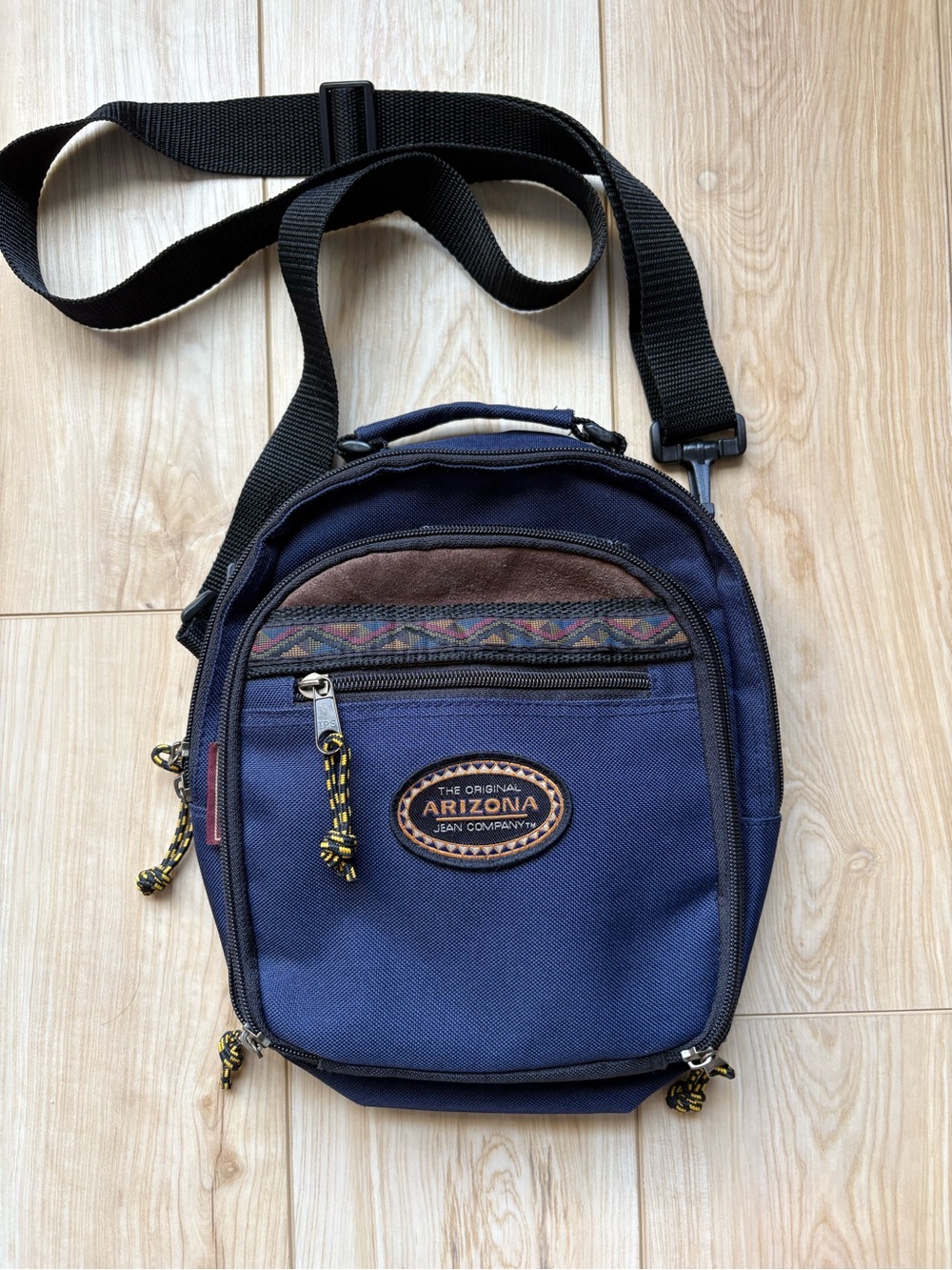 Vintage Y2K 90s Mini Backpack or Crossbody Convertible Bag Hiking Festival